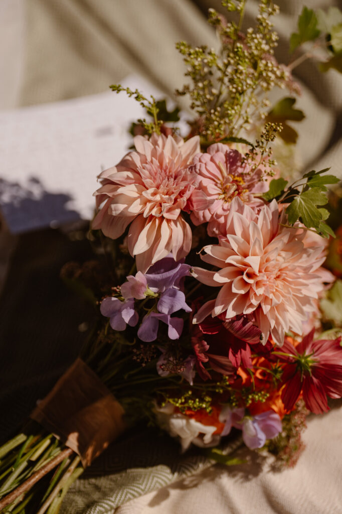 Crested Butte wedding bouquet 