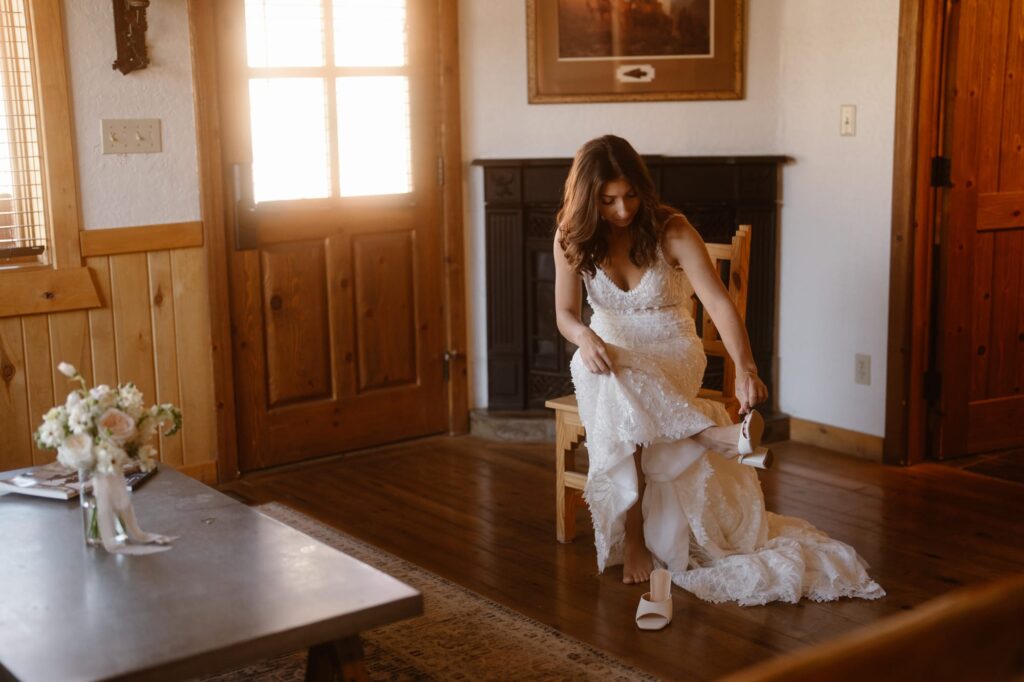 Getting wedding ready at Sorrel River Ranch