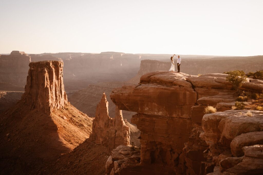 Moab adventure elopement photography