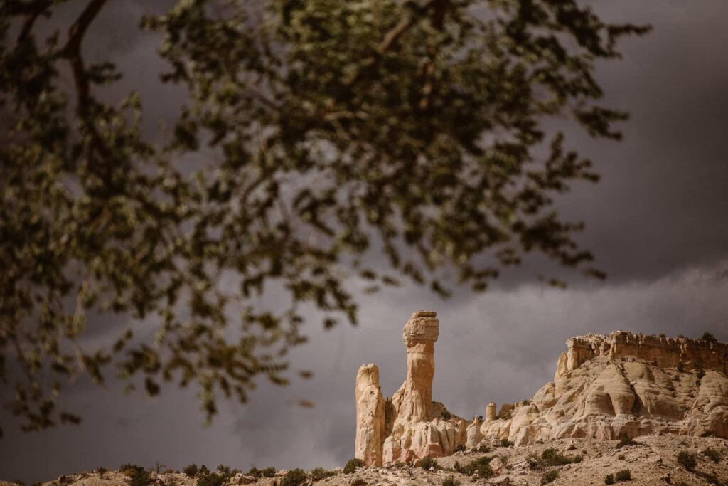 A fall wedding near Santa Fe, New Mexico