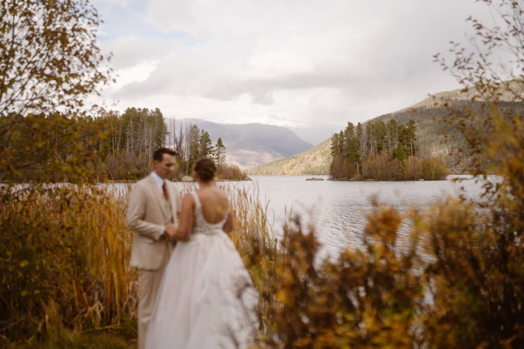 View from shore of Grand Lake in Colorado