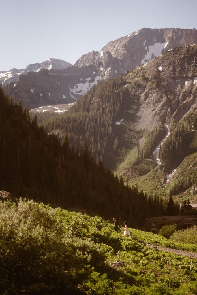 View of San Juan Mountains in Colorado 