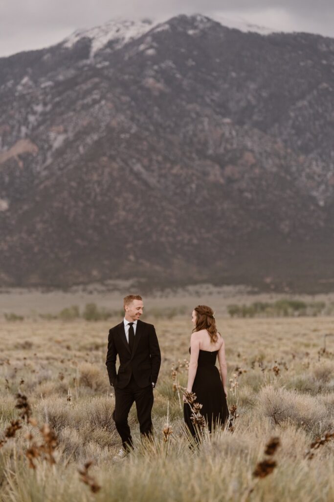 First look in a mountain meadow