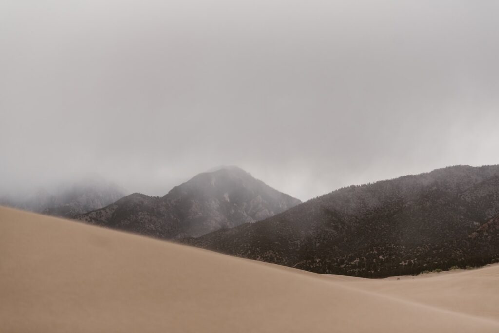 Moody view from Great Sand Dunes National Park