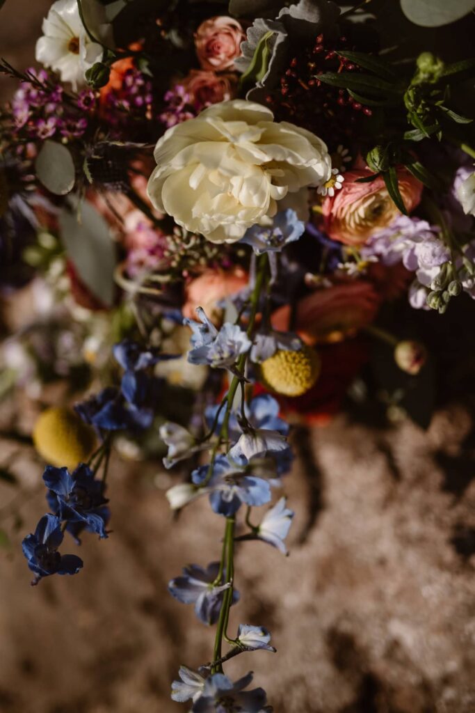 Wildflower bouquet for the bride