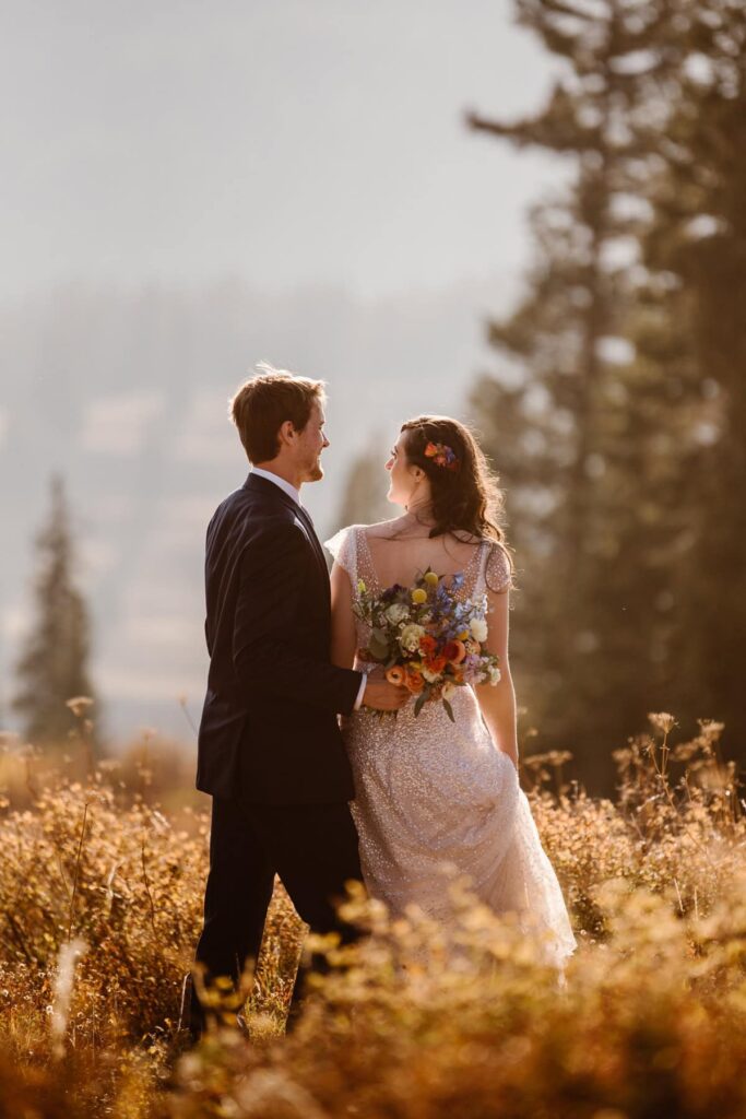 Fall wedding in Colorado