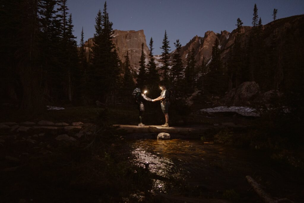 Sunrise hike to Dream Lake in RMNP