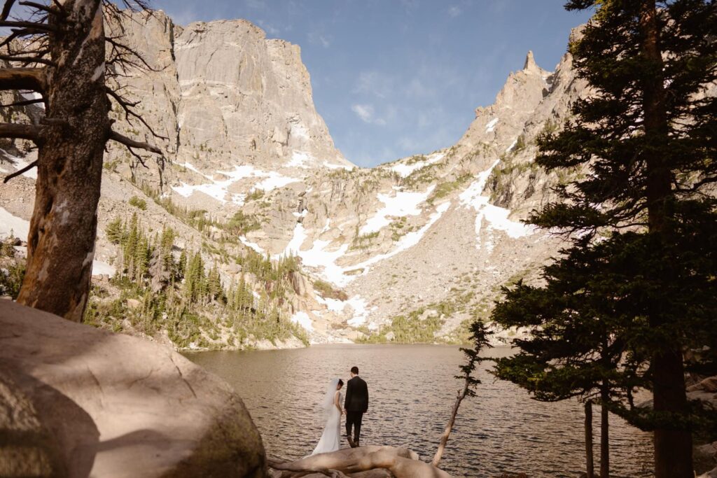 Emerald Lake bridal photos