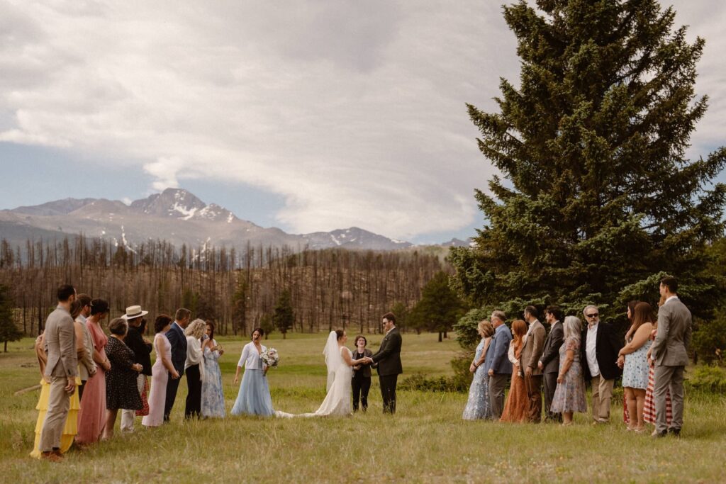 Colorado micro wedding in the mountains