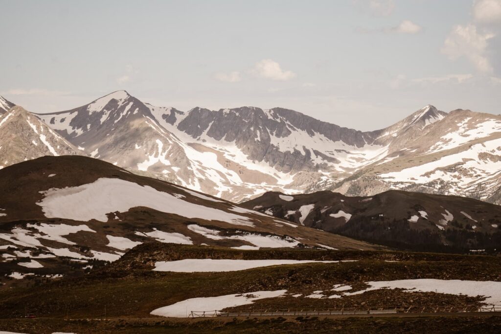 View of Trail Ridge from Rocky Mountain National Park