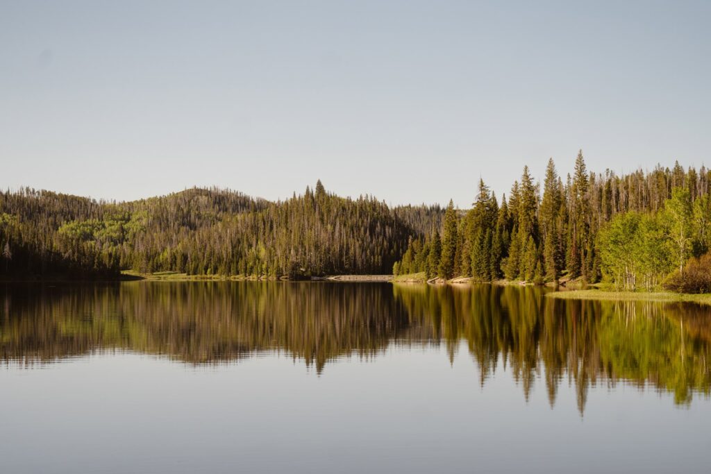 View of Pearl Lake near Steamboat Springs, Colorado