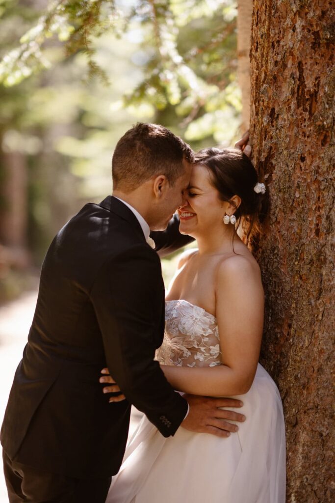 Silly and romantic wedding photos