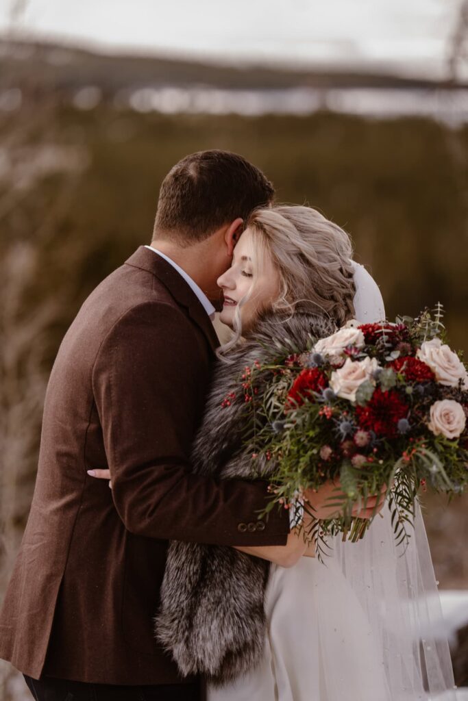 Winter wedding in Breckenridge, Colorado