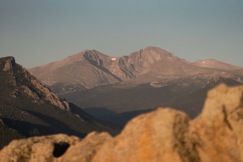 View of Longs Peak from Hermit Park