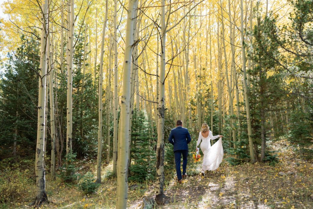 Estes Park National Forest wedding