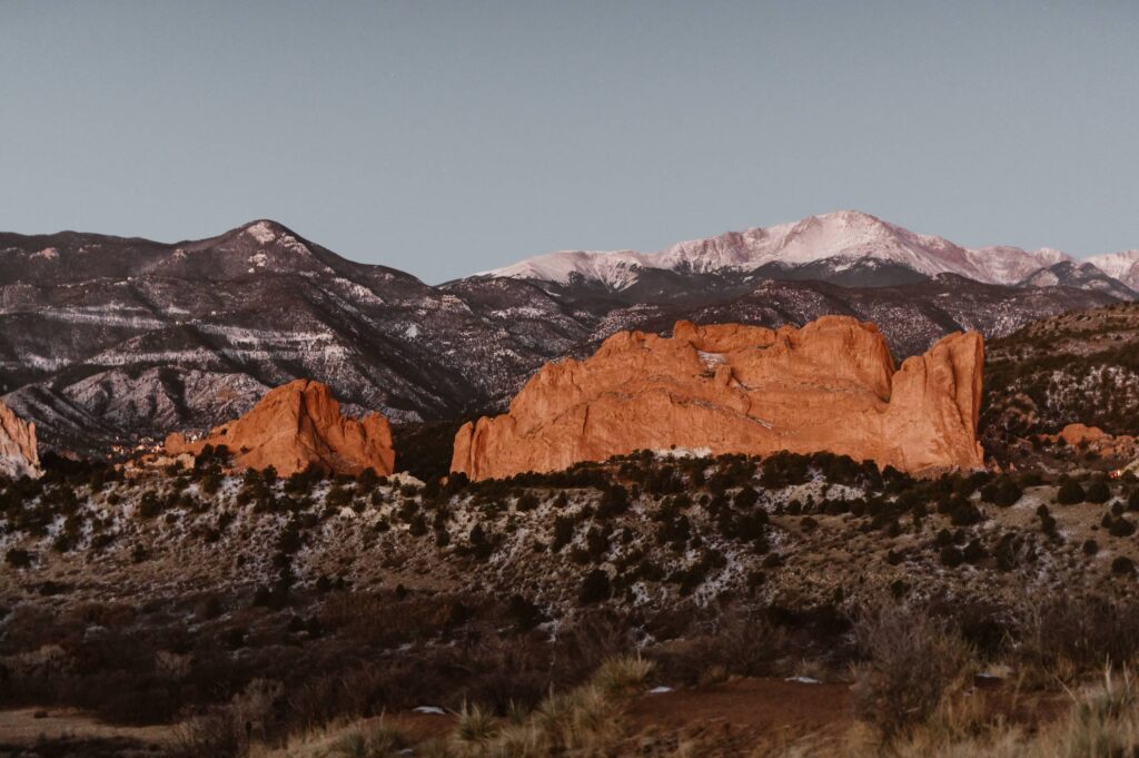 Winter at Garden of the Gods