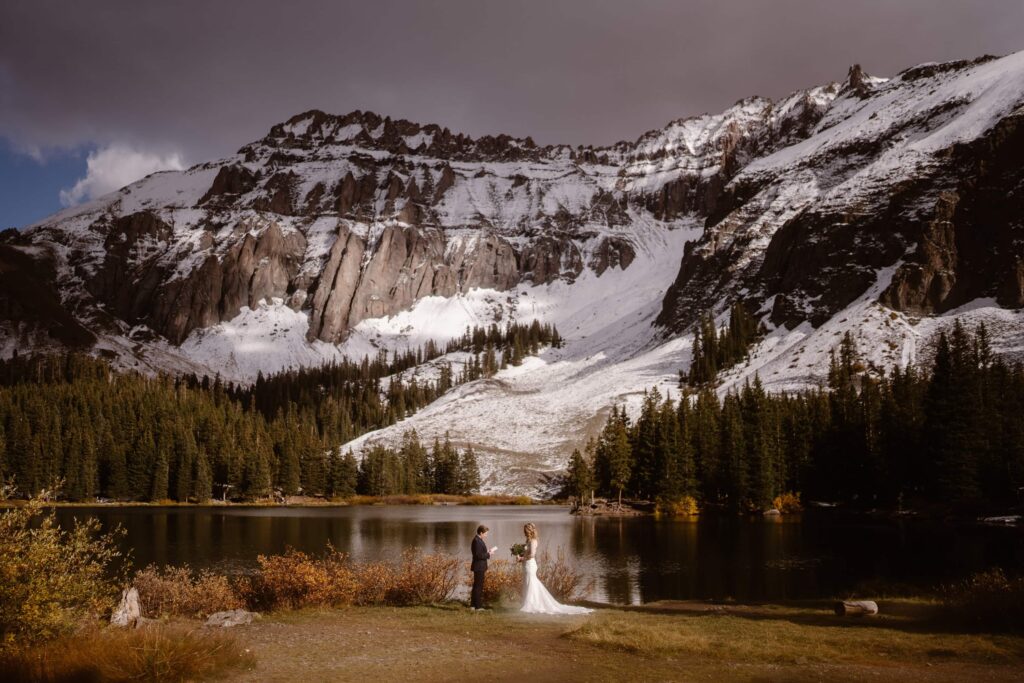 Alta Lakes Colorado elopement location