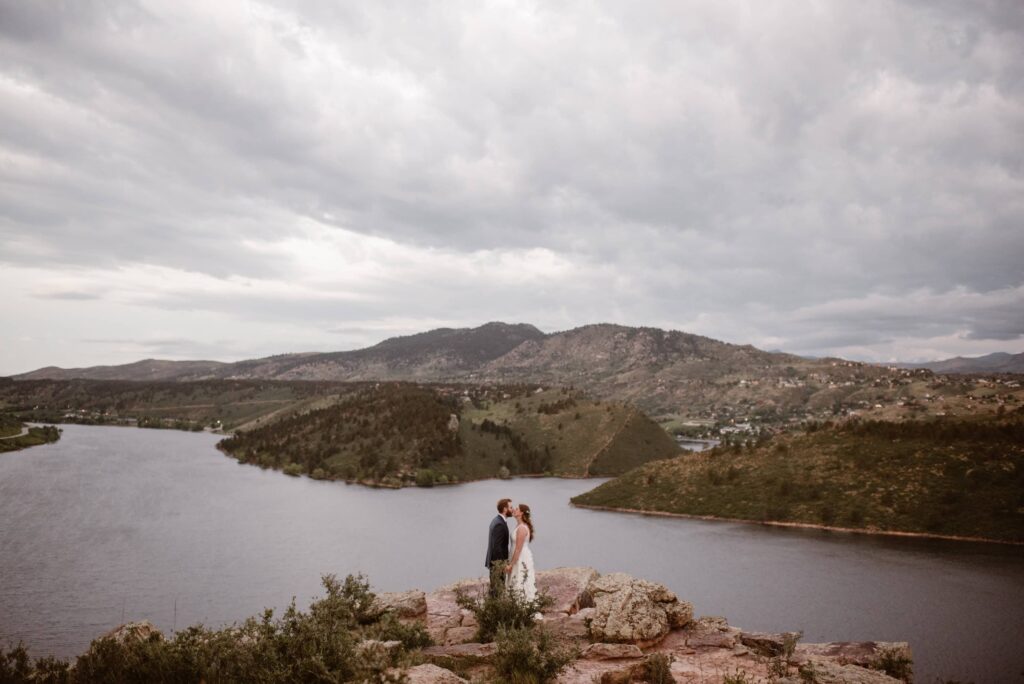 Horsetooth Reservoir, a Colrado elopement location