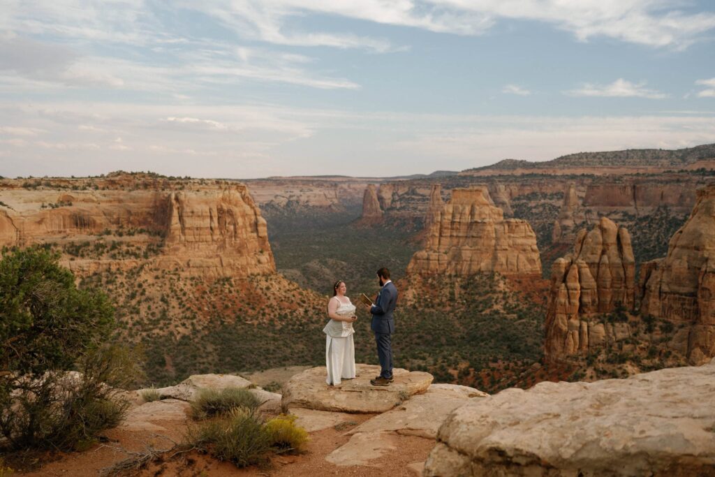 Colorado National Monument elopement location