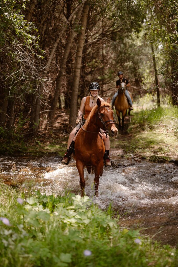 Horseback riding adventure in Estes Park