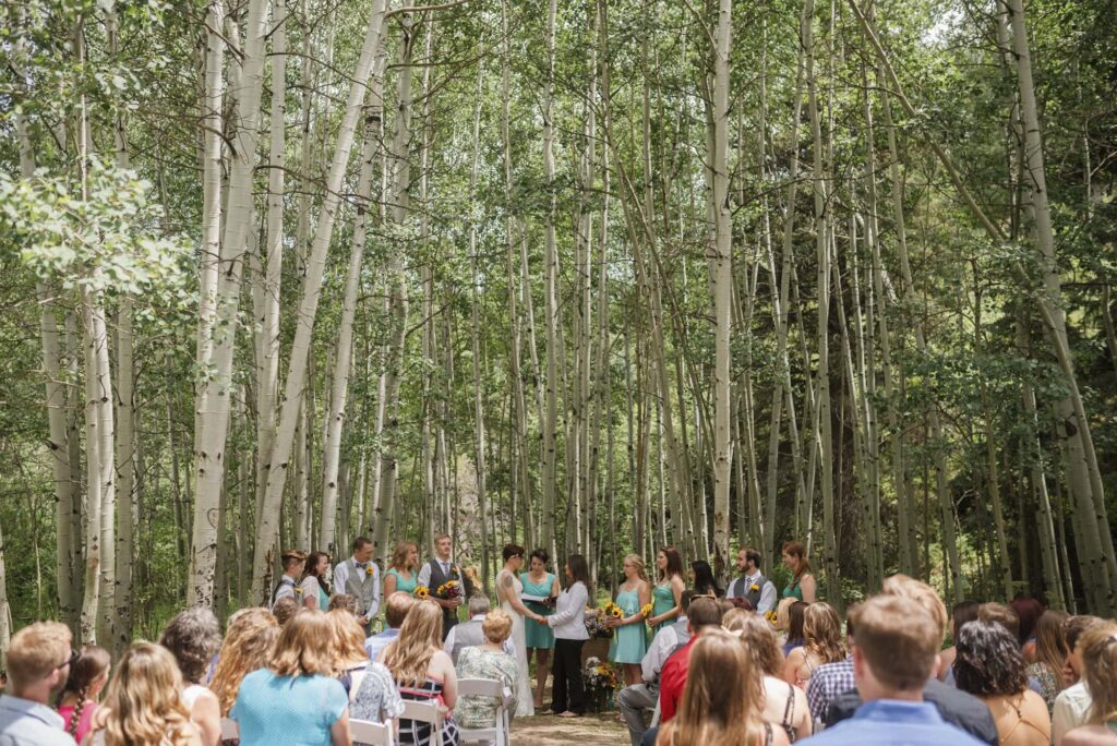 Golden Gate Canyon State Park wedding in Colorado