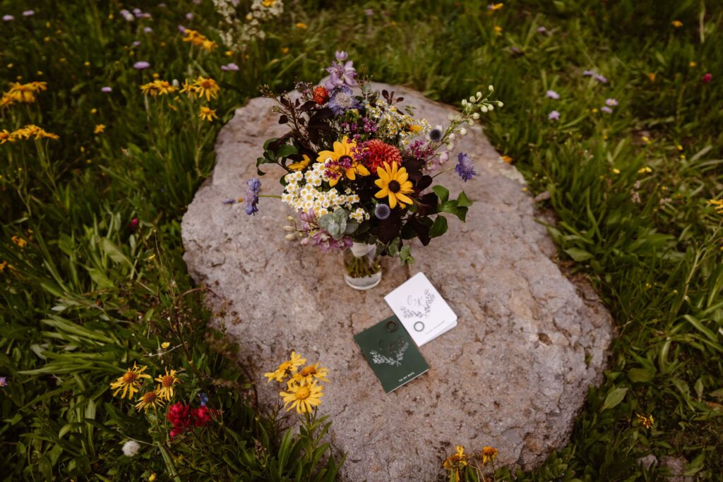 Colorado wildlfower wedding