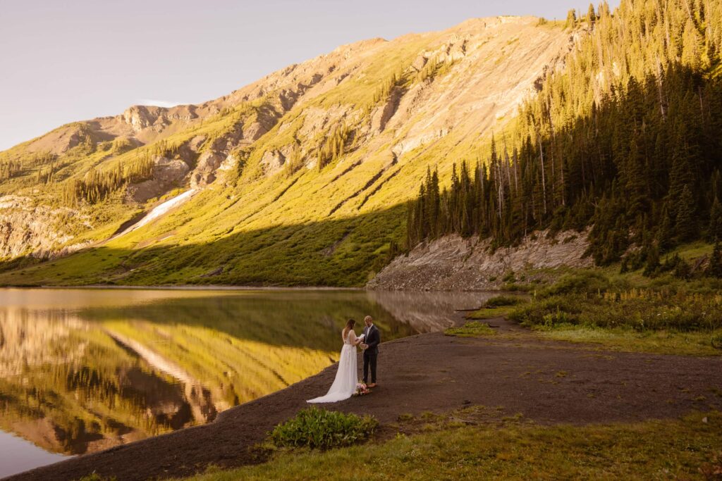 Colorado mountain elopement