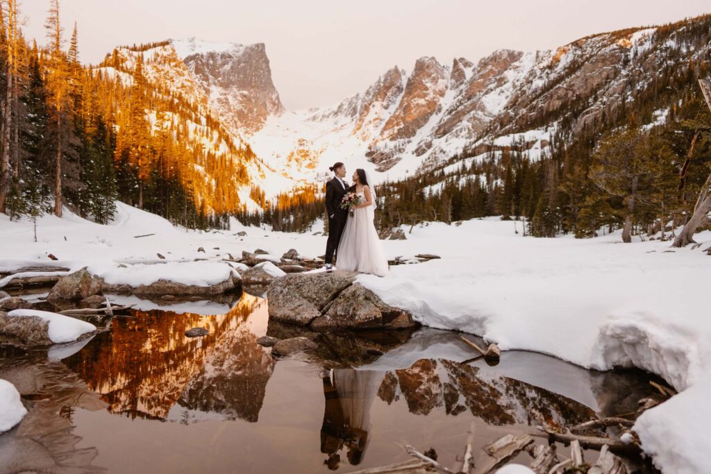 Spring wedding in Colorado