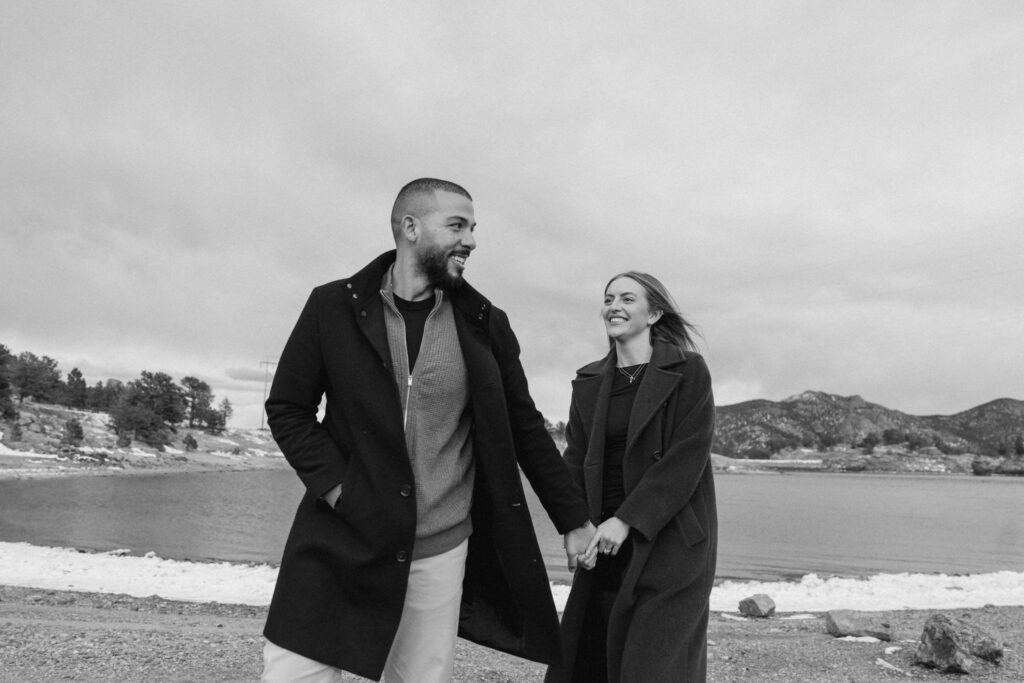 Mary's Lake engagement photoshoot