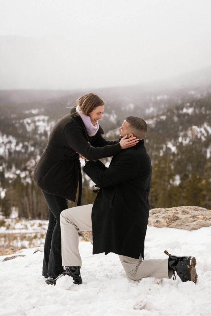 Surprise horseback riding proposal in Estes Park