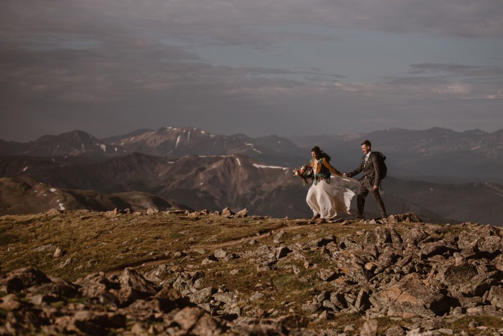 Loveland Pass elopement in summer