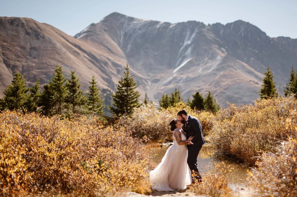 Fall foliage at Loveland Pass in Colorado