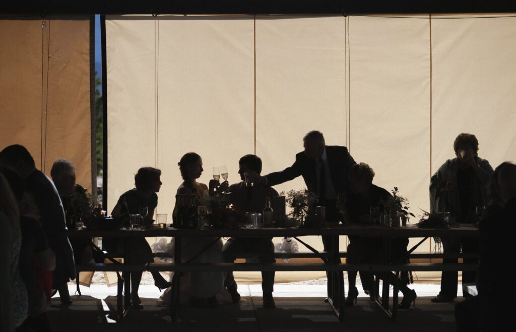 YMCA of the Rockies Wedding Reception