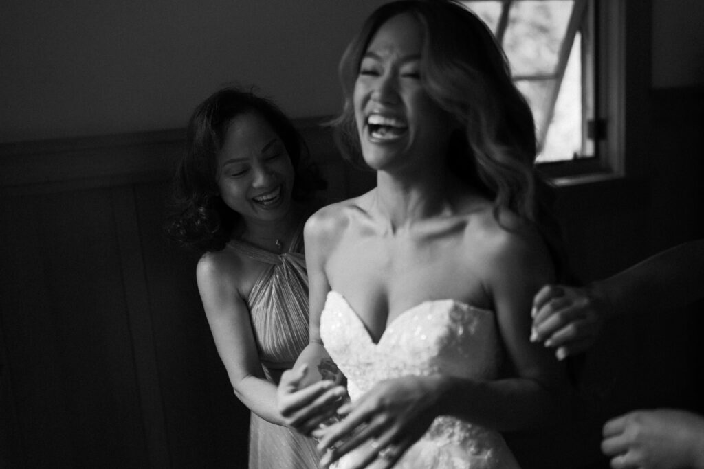 Bride and her mother portraits