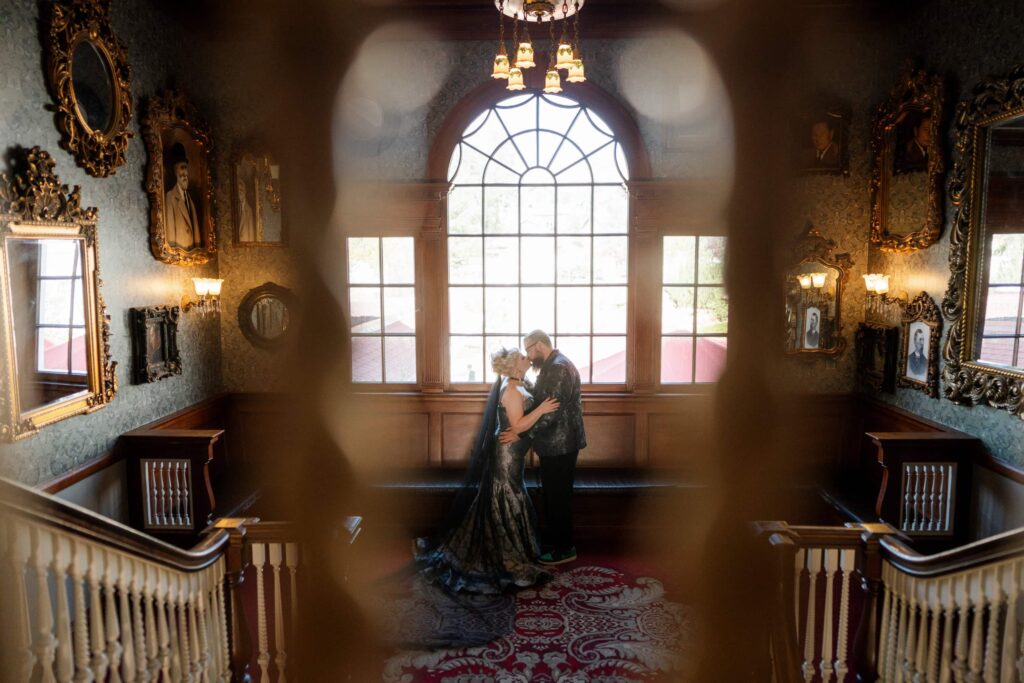 Haunted wedding photos at Stanley Hotel