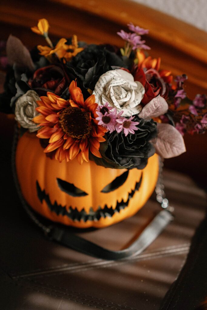 Jack O'Lantern wedding bouquet
