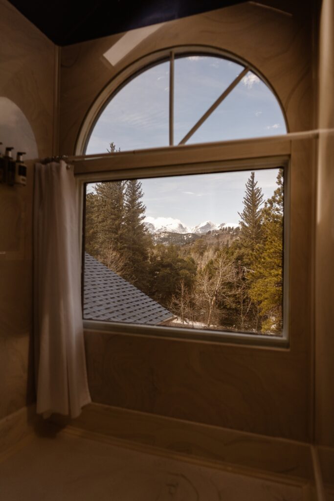 View from shower 