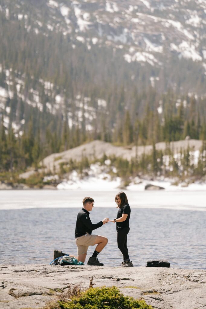 Estes Park surprise hiking proposal