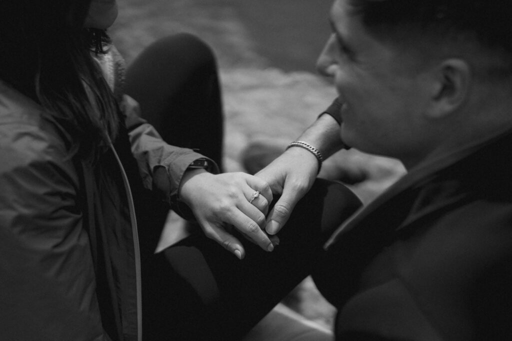 Custom engagement ring photo