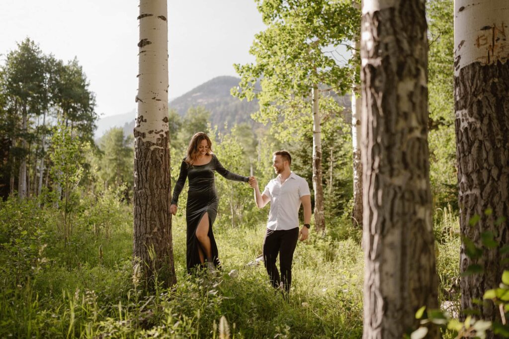 Couples photos in RMNP