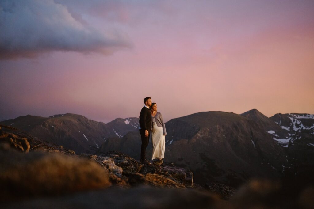 Trail Ridge Road engagement photoshoot