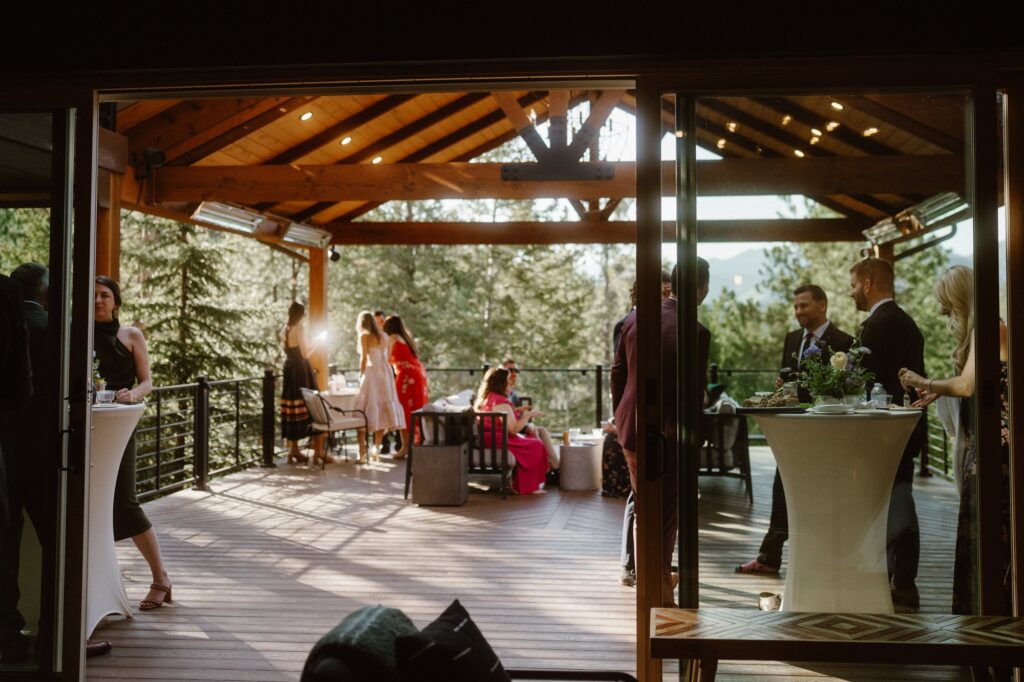 Juniper Mountain House wedding reception