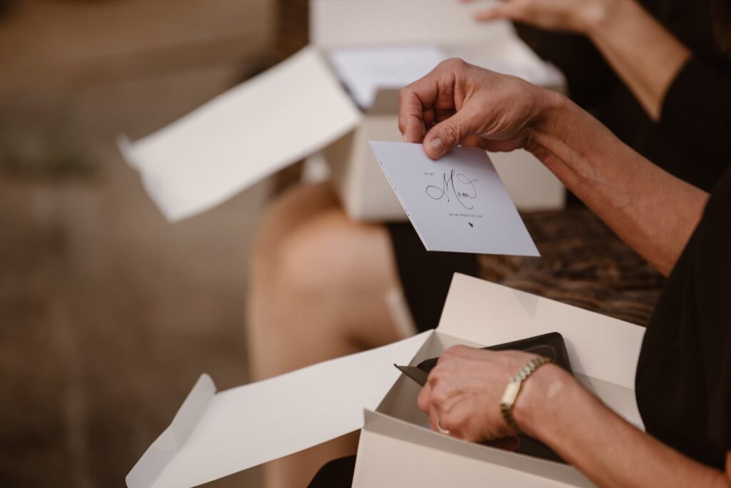 Gifts for mothers of the bride and groom