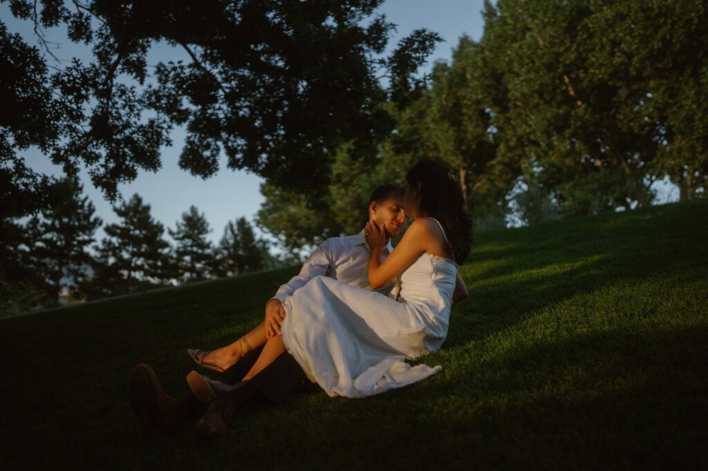 Romantic photography at Denver Botanic Gardens