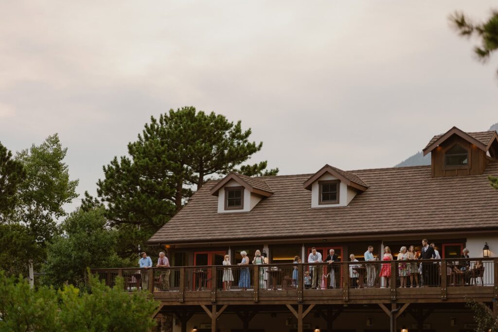 Reception at The Landing at Estes Park wedding venue