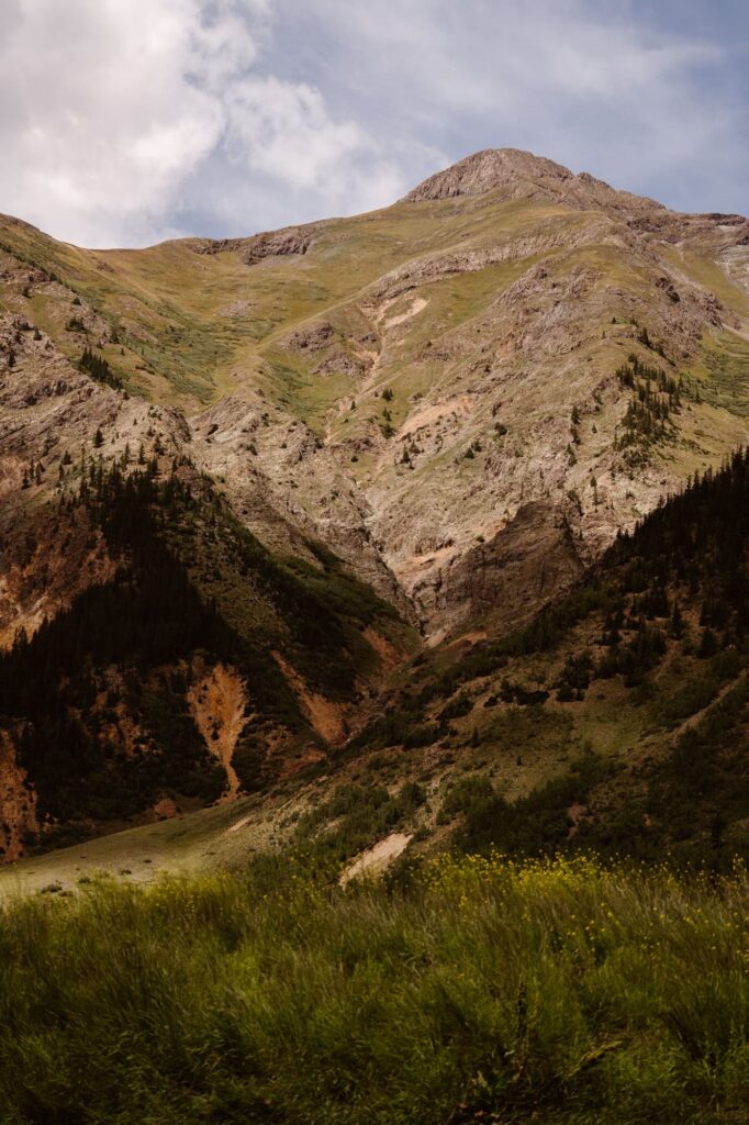 View of San Juan mountains