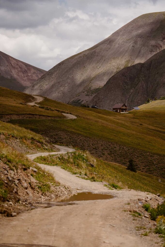 Road to Bonnie Belle Cabin in Silverton