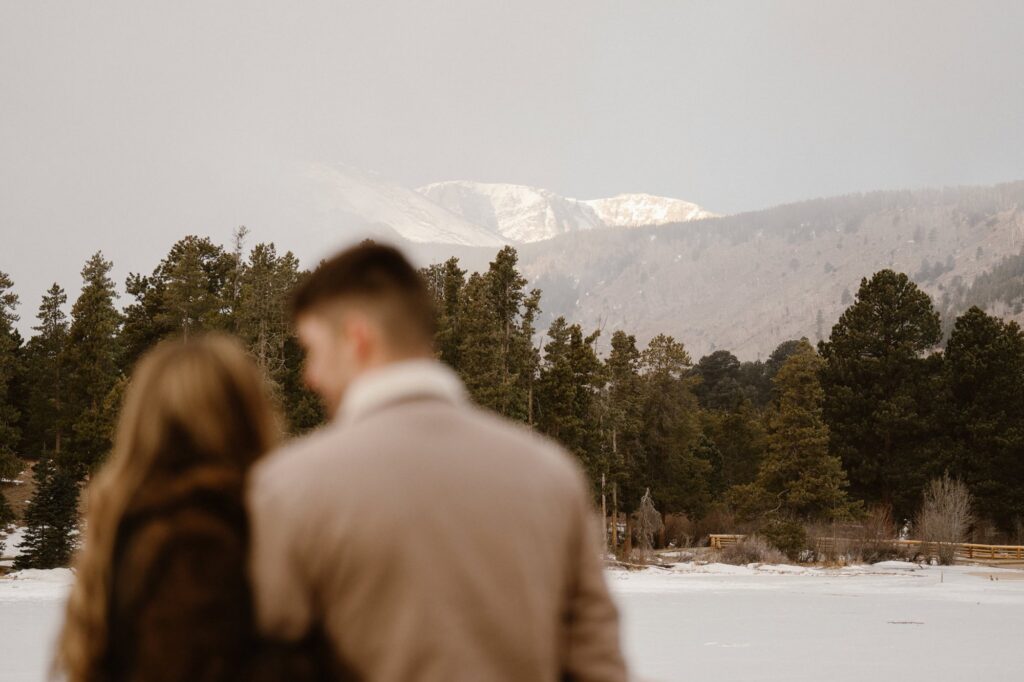 Overlooking Sprague Lake in Rocky Mountain National Park