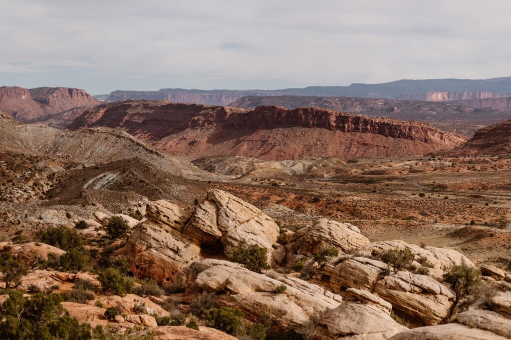 Landscape view from Arches National Park