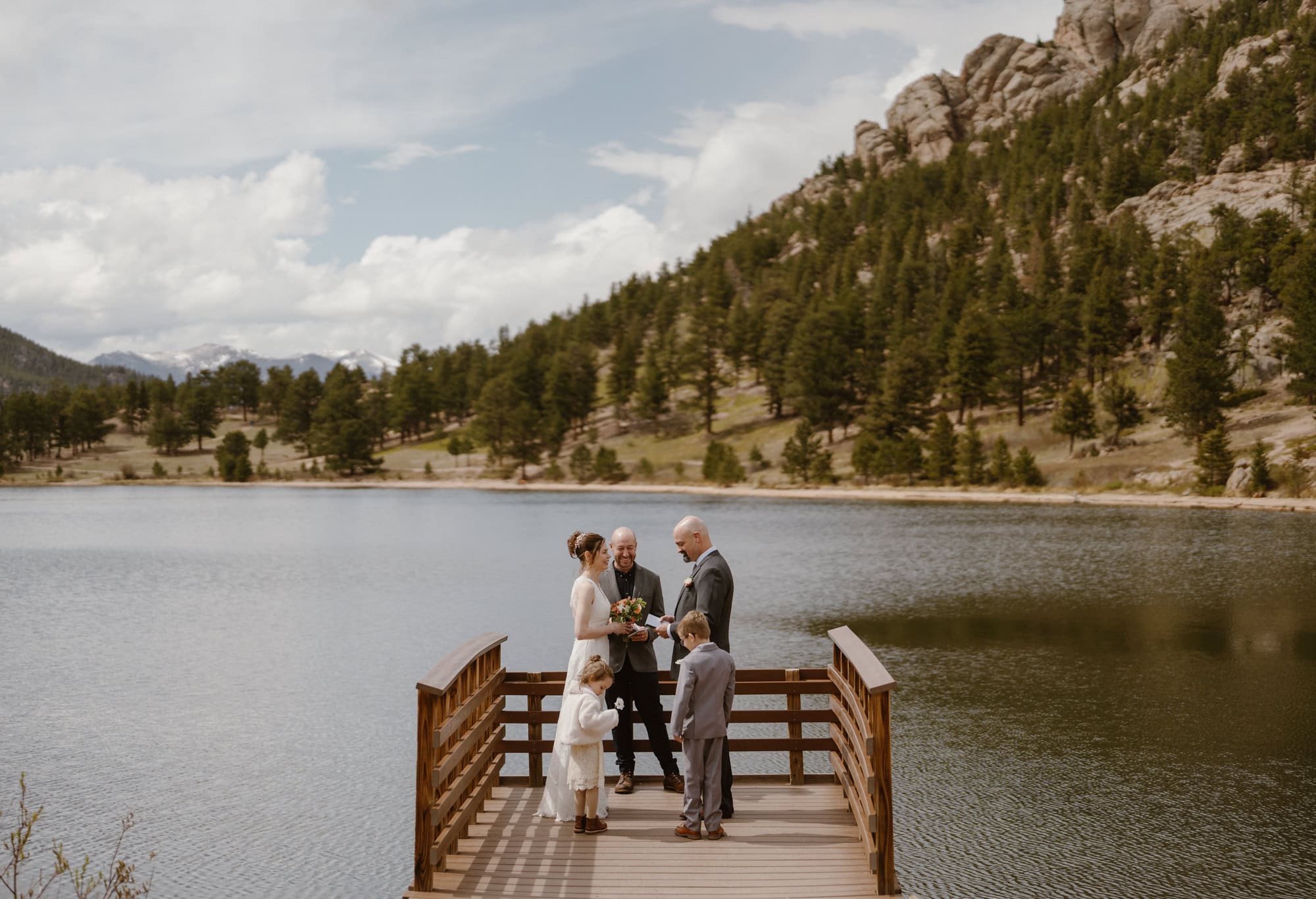 Colorado vow renewal in the mountains